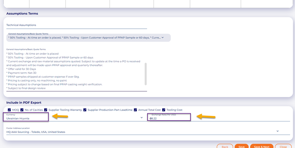 Quote to Customer module-> allowing foreign currency conversions for end customer quoting