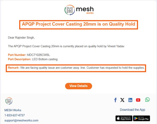 APQP Project updated Status